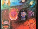 KING CRIMSON In The Wake Of Poseidon UK PINK RIM ISLAND TEXTURED VINYL LP EX+
