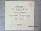 SAX 2281, ED 1, BLUE SILVER,SCHUBERT TRIO NO.1, DAVID OISTRACH, KNUSHEVITZKY, EX