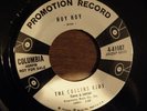 the Collins Kids 1958 45rpm Record Hoy, Hoy/Mama Worries White Label Promo HEAR