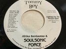 45 PROMO rap/electro: Afrika Bambaataa Looking for the Perfect Beat Tommy Boy