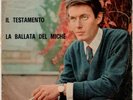 raro 45 giri Fabrizio De Andrè ?– Il Testamento / La Ballata Del Michè