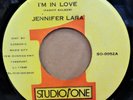 JENNIFER LARA I'M IN LOVE / VERSION JAMAICAN STUDIO ONE RECORDS 7