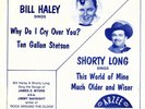 BILL HALEY / SHORTY LONG  EP ARZEE  ' WHY DO I CRY OVER YOU ? '  (USA)