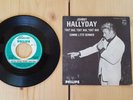 Johnny Hallyday juke-box avec encart original (Tout bas, tout bas, tout bas)