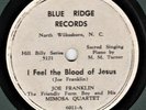 BLUEGRASS GOSPEL - Joe Franklin & Mimosa Quartet - Blue Ridge 6011 - 78 (EE-)