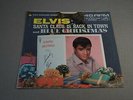 ORIGINAL VINTAGE 45 RPM RECORD PICTURE SLEEVE ONLY ELVIS PRESLEY BLUE CHRISTMAS