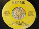 Monstrous Funk Soul Private 45 Ray J. & Norma Jean Raising Hell HEP' ME HEAR