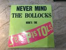 Sex Pistols never mind the bollocks White Swell Blue , vinyl  lp Mint