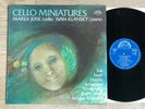 MAREK JERIE - Miniatures for Cello - FAURE SUK DVORAK ..1stPress SUPRAPHON MINT