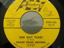 GRAND TRUNK WESTERN One Way Ticket SPEEDWAY RARE Michigan Psych Garage LISTEN