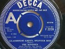 THE KINSMEN glasshouse green splinter red Or4ig UK DECCA 45 Promo NM+