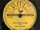CARL PERKINS BLUE SUEDE SHOES/ HONEY DON'T  1956 SUN 78 ROCKABILLY ROCK + ROLL