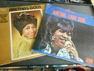 ARETHA FRANKLIN LADY SOUL & ARETHA'S GOLD 2 LP VINYL 1968