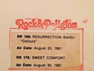 RADIO SHOW: ROCK & RELIGION RR-169/170 RESURRECTION BAND & SWEET COMFORT  BAND