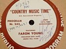 RADIO SHOW: USAF COUNTRY MUSIC TIME #261 ROY DRUSKEY & 262 FARON YOUNG IN STUDIO