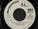 FREDDIE SCOTT: You're So Hard To Forget / Mono 45 (dj, Crossover Deep Soul tear
