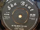 LORD TANAMO IN THE MOOD FOR SKA / YOU NEVER KNOW OG UK SKA BEAT 7