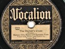 PRE WAR BLUES DUET   Kansas City Kitty & Georgia Tom   Doctor's Blues   78 RPM