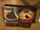 2x Rainbow vinyl LP's - Down to earth clear vinyl & rising