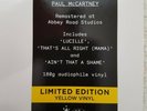 Paul McCartney CHOBA B CCCP, 180g Audiophile L. E. YELLOW Vinyl, The Beatles