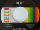 Northern Soul SAM AND BILL I'll Try / I Feel Like Cryin' M-