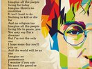 JOHN LENNON-IMAGINE, Limited edition 24x36 Poster