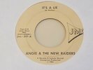 ANGIE & THE NEW RAIDERS It's a Lie SCARCE PA GARAGE 45 JMC Sounds of The LISTEN
