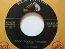 ELVIS - GOOD ROCKIN' TONIGHT, 45RPM WITH SINGLE BAR,  NEAR MINT