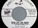 HEAR IT 60's Doo-Wop Promo 45 rpm record Barry Mann 