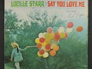 LUCILLE STARR: Say You Love Me LP (Canada, drill hole, rubber stamp obc, autogr