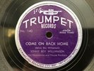 Original ’Trumpet' USA 78RPM: Blues: Sonny Boy Williamson: Come On Back Home