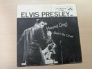 Vintage Elvis Presley Hound Dog / Don't Be Cruel 45 record with picture sleeve