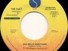 The Cult, She Sells Sanctuary, NEW/MINT U.S. promo jukebox 7 inch vinyl single