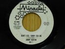 Jimmy Ruffin 45 Don't Feel Sorry For Me bw Heart on Miracle soul