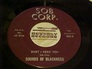 Rare northern soul  SOB Corp 45 Sounds of Blackness  RUNNING / BABY I NEED YOU