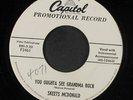 SKEETS MCDONALD: You Oughta See Grandma Rock / Heart-breakin' Mama 45 (dj, sm w