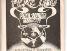 Pere Ubu Final Solution US Punk KBD 1976 original with sleeve