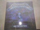 METALLICA Ride the Lighting LP USA 1984 orig. Megaforce press Inner lyrics/pics