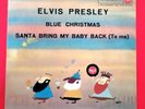 ELVIS PRESLEY (45 RPM - ITALY)  45N 0939  BLUE CHRISTMAS  
