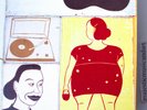 MARGARET KILGALLEN ORIGINAL YEAR 2000 ART COVER VINYL LP EX BARRY McGEE RARE