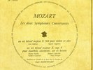MOZART Sinfonias Concertante LOLA BOBESCO Violin RISTENPART Discophile DF-730037