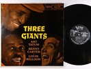 Art Tatum, Benny Carter & Louis Bellson - Three Giants LP - Verve Mono DG VG++