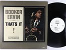 Booker Ervin - That's It  LP - Candid - CJM 8014 Mono DG PROMO