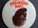FREAKIN' AT THE FREAKER'S BALL Pinback Button 1972 Shel Silverstein SUPER RARE