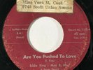 EDDIE KING & MAE B. MAY Are You Pushed To Love / Mr. DJ Conduc R&B Soul 45