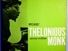 THELONIOUS MONK w/SONNY ROLLINS WORK  RARE ORIG '58 PRESTIGE MONO LP NJ/DG/RVG