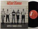 WAR ZONE Open Your Eyes CAROLINE LP w/insert ^