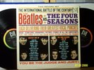 THE BEATLES vs THE FOUR SEASONS 2 LP ORIGINAL VEE JAY w ORIGINAL POSTER  NM/NM