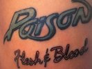 Poison - Flesh & Blood Vinyl LP 1990 Brazil Promo