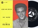 ELVIS PRESLEY Kiss Me Quick / No More danish 45PS 1962 RCA Smooth Sleeve M-/EX-
